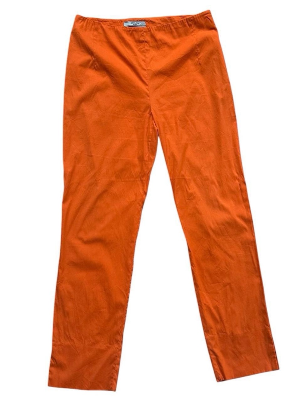 Y2K Prada Orange Cropped Pants